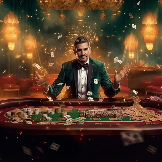 Live roulette table with bet placement interface
